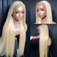 SUPER DEAL ! 613 Blonde HD Transparent 13x4 13x6 Lace Front Straight Human Hair Wigs