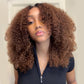 Special Offer ! Znuie Same Ombre Brown Colored 6x5 Glueless Lace Wigs Human Hair Ready To Wear