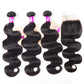 10A Body Wave Human Hair 3 Bundles With 5x5 Closure 100% Remy Human Hair