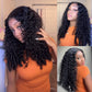 Burmese Curly Wig With Spiral Curly Ends Glueless Human Hair Wigs