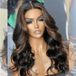 Hairstylist Works Double Drawn 250% Density 5x5 Glueless Lace Closure Highlights Brown Colored Put On And Go Human Hair Wigs