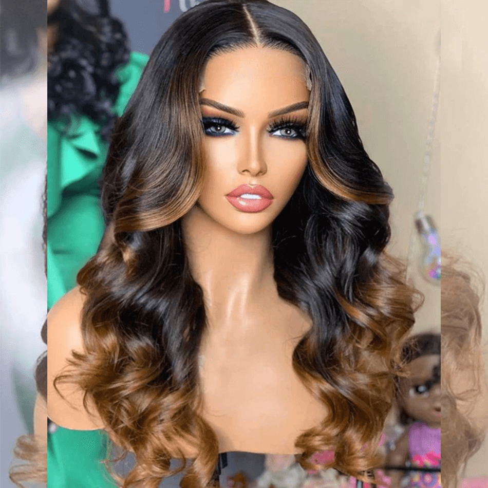 Hairstylist Works Double Drawn 13x6 Lace Front Wig 5x5 Glueless Lace Closure Wig Ready To Wear Human Hair Wigs Body Wave