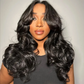 Transparent 13x6 Lace Front Wig 5x5 Glueless Ready Go Body Wave Wig