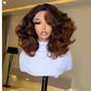 300% Density Classy And Luxury Bouncy Rose Wave Glueless Lace Wigs Human Hair Confident Boss Lady Wigs Ultra Full