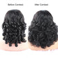 300% Density Classy And Luxury Bouncy Curly Wave Glueless Lace Wigs Human Hair Confident Boss Lady Wigs Ultra Full-038