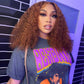 Reddish Brown Colored Short BOB 13x6 Lace Front Wig 5x5 Glueless Ready To Go Human Hair Wigs Jerry Curly