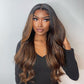 Premium 10A 210% Density Black Roots P1B/30 Colored 13x6 Lace Pre Cut Lace 6x5 Gueless Human Hair Wigs Body Wave