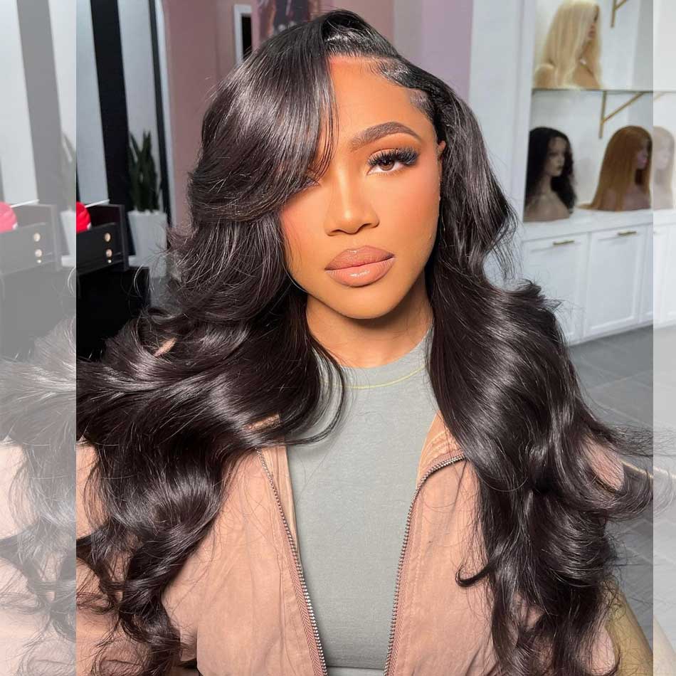 SUPER DEAL ! Transparent 5x5 13x6 Lace Front Closure Human Hair Wig Brazilian Body Wave Thequeenleora Recommend