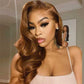 Chestnut Brown Colored 13x6 Lace Front Closure 5x5 Glueless Ready To Wear Human Hair Wigs Body Wave