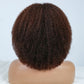 Chocolate Brown Colored 5x5 Glueless Curly Lace Wigs Ready To Wear
