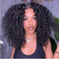 Big Retro Curly Wigs Double Drawn Weft Made 250% Density Human Hair Wigs