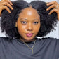 Afro Kinky Curly Seamless V-Part Wig