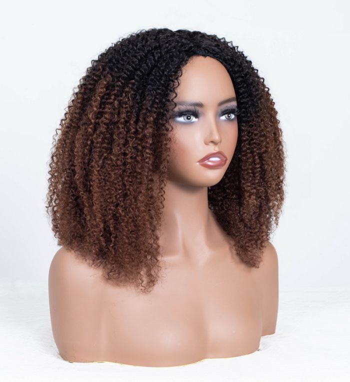 Natural Curly Seamless V-Part Wig Can Be Weared No Leave Out, No Crochet
