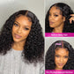 210% Density Bob Wigs 6x5 Wear And Go Glueless Lace Wig Short Jerry Curly 13x6 Lace Front Human Hair Wigs