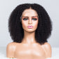 Fluffy Curly Look Glueless Lace Wig Human Hair Ready To Wear