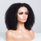 Fluffy Curly Look Glueless Lace Wig Human Hair Ready To Wear