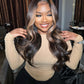 Summerella Same Ashy Blonde Highlights 13x6 Lace Front Human Hair Wigs Full And Bouncy Loose Body Wave Double Drawn Weft Made