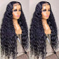 Transparent 13x6 Lace Front Closure Wig 5x5 Ready To Go Human Hair Deep Wave Wig