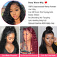 Transparent 13x6 Lace Front Closure Wig 5x5 Ready To Go Human Hair Deep Wave Wig