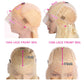 HD Transparent 13x4 13x6 613 Blonde Lace Front Human Hair Frontal Wigs Body Wave