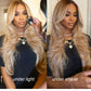10A 250% Density Ombre P10/613 13x6 Lace Front Human Hair Wig Body Wave