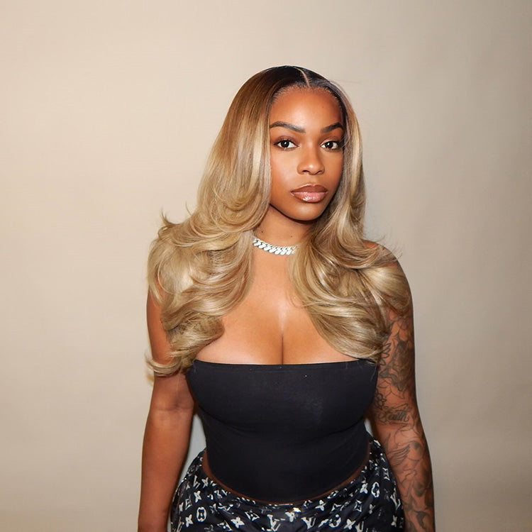 10A Double Drawn Customized Colored 250% Density 13x6 Lace Human Hair Wigs