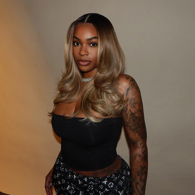 10A Double Drawn Customized Colored 250% Density 13x6 Lace Human Hair Wigs