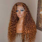 Ginger Colored 13x6 Lace Front Closure Wig 5x5 Glueless Ready To Wear Human Hair Wigs