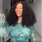 Top 10A Big Curly Wigs Double Drawn Weft Made 250% Density Water Curly Human Hair Wigs