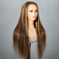 10A 4/27# Highlight Colored Straight 13x6 Lace Front Human Hair Wigs