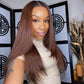Ombre Brown 5x5 Glueless 13x6 Lace Front Human Hair Wigs