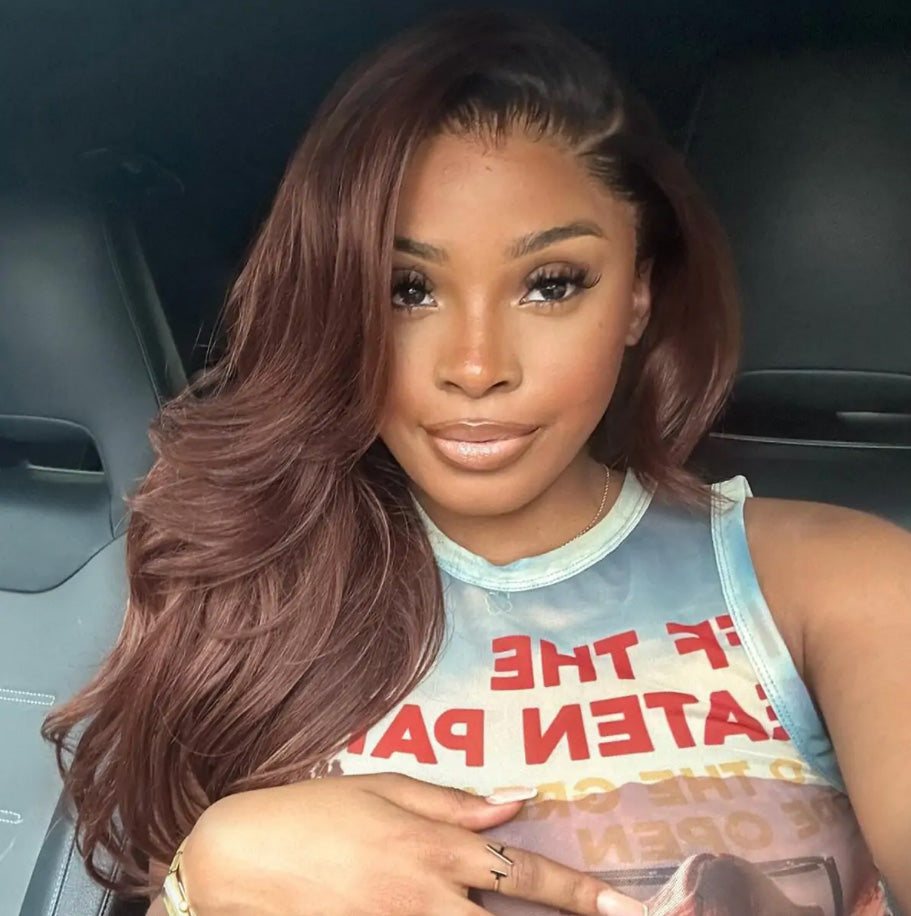 Ombre Brown 5x5 Glueless 13x6 Lace Front Human Hair Wigs