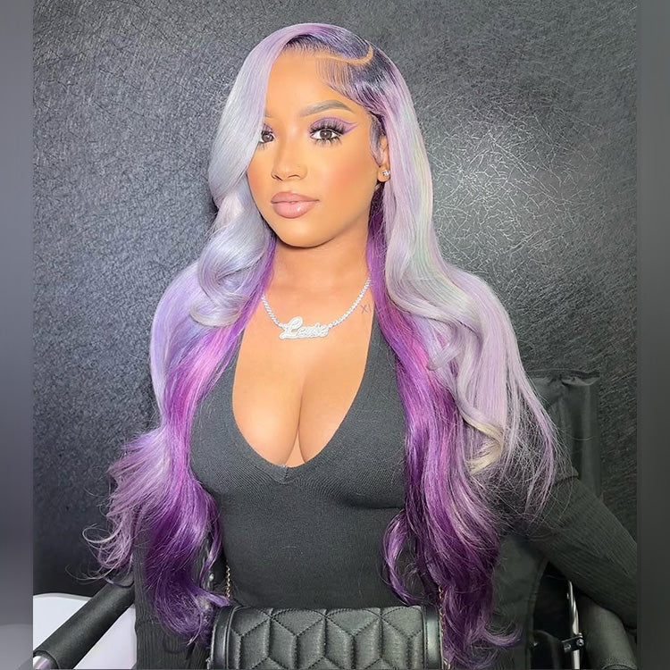 Top 10A 250% Density Customized Colored 13x6 Lace Front Human Hair Wigs