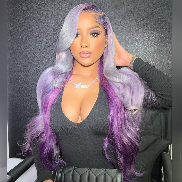 Top 10A 250% Density Customized Colored 13x6 Lace Front Human Hair Wigs