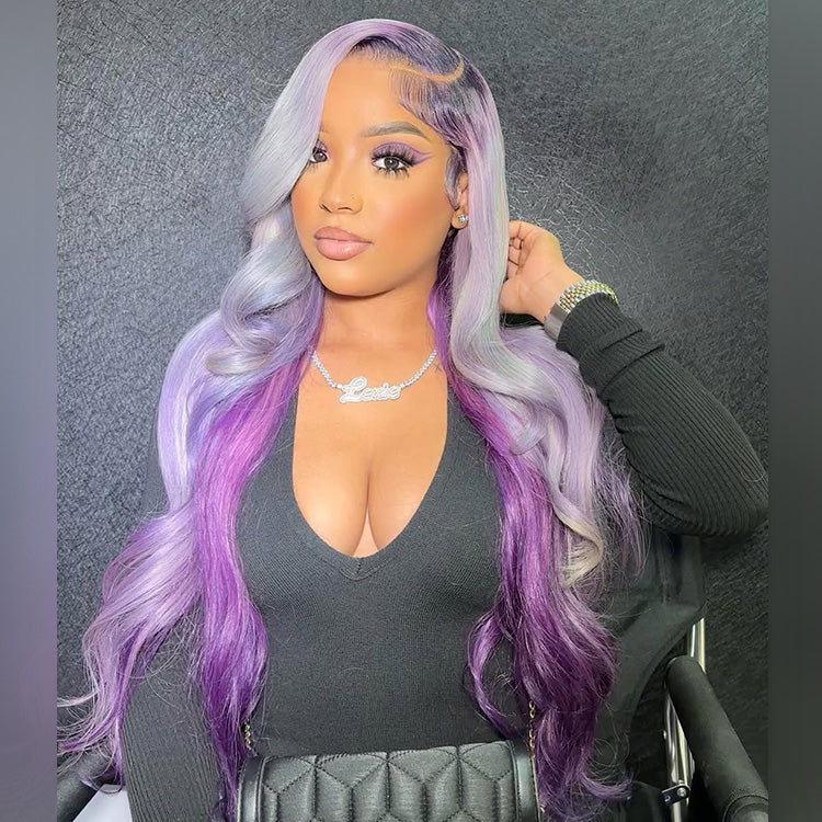 Top 10A 250% Density Customized Colored 13x6 Lace Front Human Hair Wigs