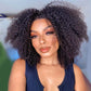 Jeny Hair Coily Curly Glueless Lace Wigs Human Hair Ready To Wear