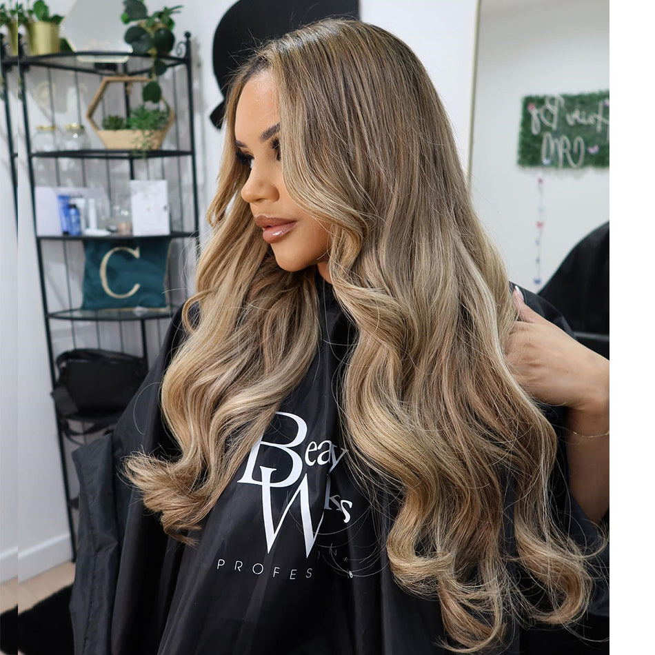 TOP 10A 250% Density Balayage Blonde And Brown 13x6 Lace Front Human Hair Wigs