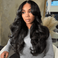 Transparent 13x6 Lace Front Wig 5x5 Glueless Ready Go Body Wave Wig
