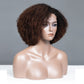 Side Part Ombre Brown Colored Glueless Lace Wigs Ready To Wear