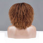 Milk Chocalate Ombre Short Coily Glueless Wig