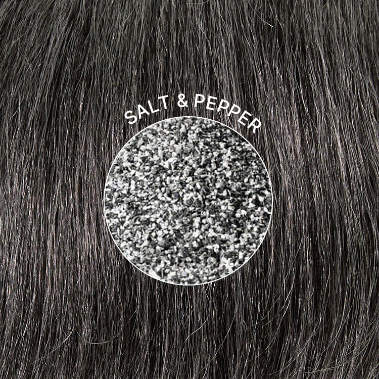 Premium Boss Vibe Salt & Pepper Layered Cut 100% Human Hair Bob Wig Wear Go Glueless Lace Wigs Youthful Hairstyle-100