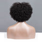 Afro Coily Glueless Lace Human Hair Wigs Ready To Wear