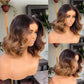 Classical T2/P4/30# Ombre Brown Colored Glueless Lace Wig Ready To Wear-015