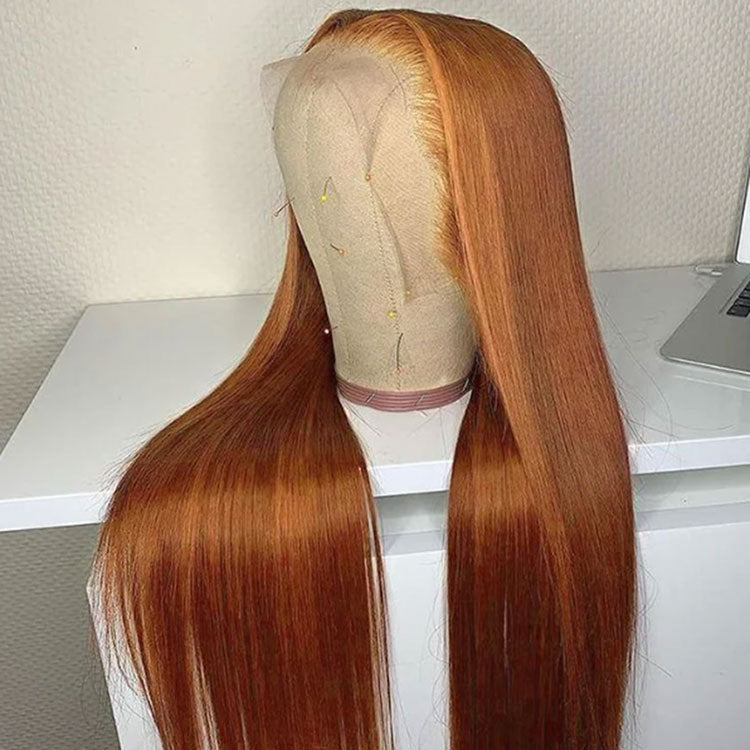 SUPER DEAL ! Ginger Colored 13x6 Lace Front Wig For Sale