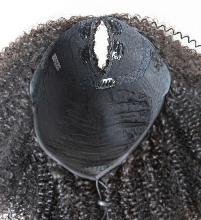 Afro Kinky Curly Seamless V-Part Wig-066