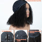 Kinky Curly Seamless V-Part Wig
