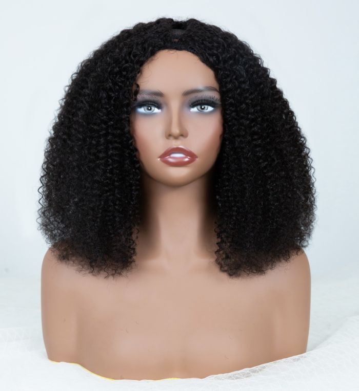 Natural Curly Seamless V-Part Wig Can Be Weared No Leave Out, No Crochet