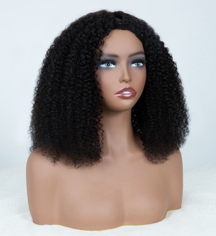 Natural Curly Seamless V-Part Wig Can Be Weared No Leave Out, No Crochet