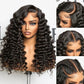 Wand Curl Lace Front Human Hair Wigs Glueless Wigs