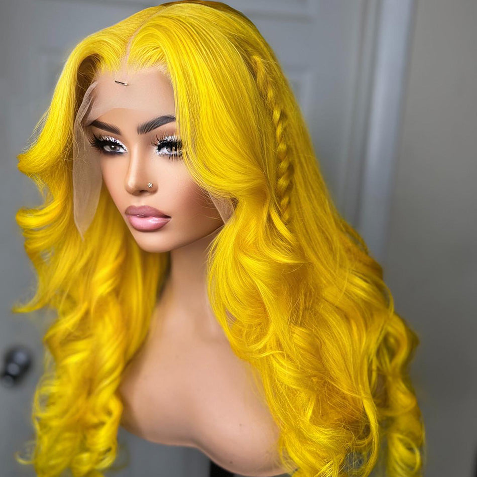 10A 250% Density HD Transparent 13x6 Lace Front Human Hair Wig